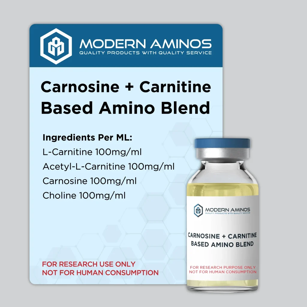 Carnosine + Carnitine Based Amino Blend (20ML) — amino blend research solution from Modern Aminos for amino-blend research.