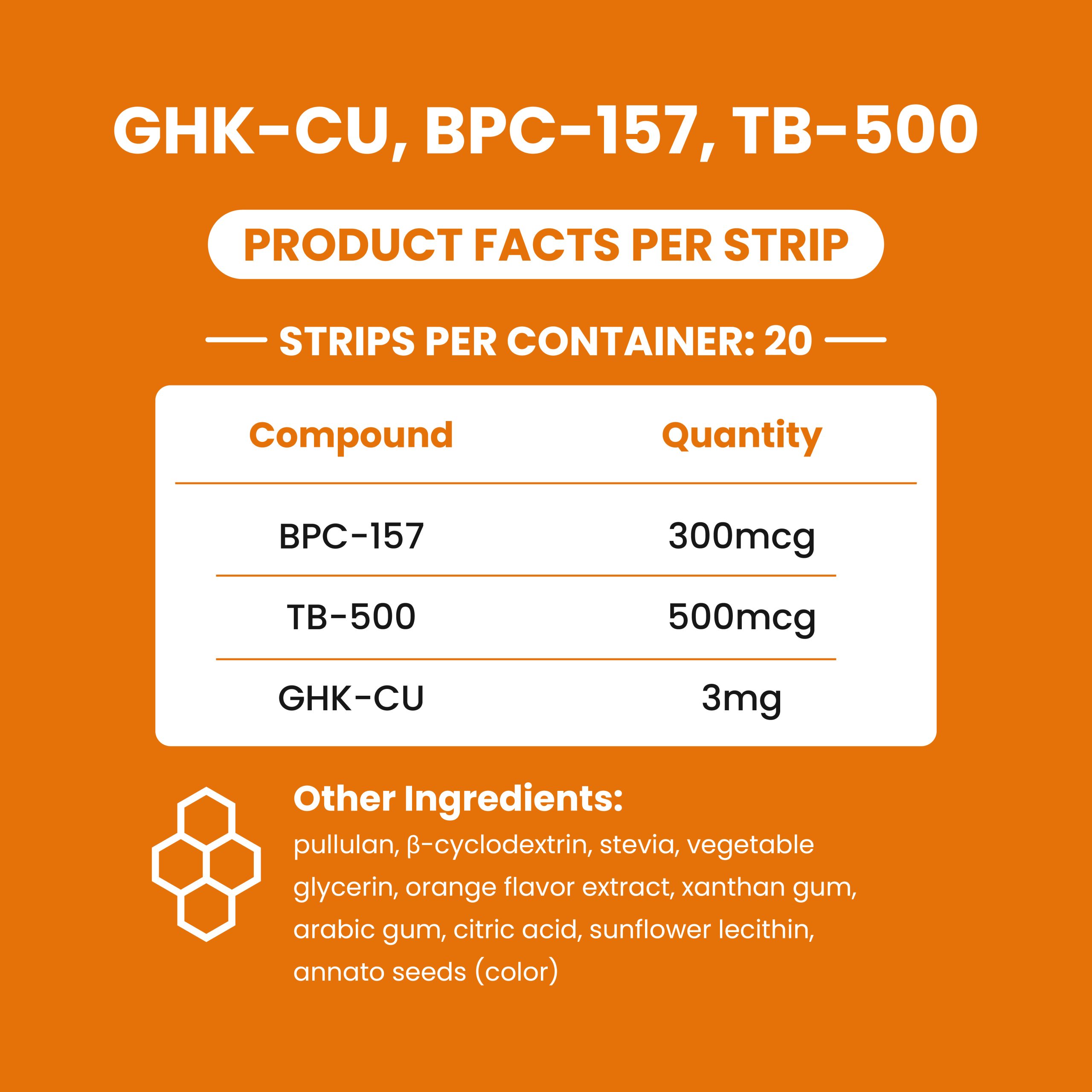 bpc 157 strips Wolverine BPC-157 TB500 Restore Blend Buccal Strips