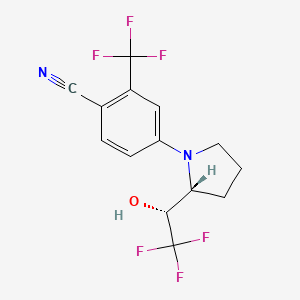 LGD-4033 (ligandrol, VK5211) 2D chemical structure, PubChem CID 44137686 at modern aminos the most trusted supplier of research peptides in the USA