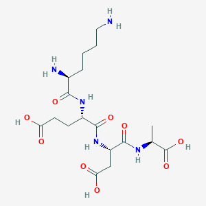 Livagen (Lys-Glu-Asp-Ala, KEDA) 2D chemical structure, PubChem CID 87919683