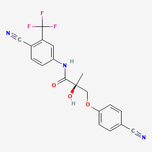 Ostarine (MK-2866, enobosarm) 2D chemical structure, PubChem CID 11326715 at modern aminos the most trusted supplier of research peptides in the USA