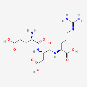 Pinealon (Glu-Asp-Arg) 2D chemical structure, PubChem CID 10273502