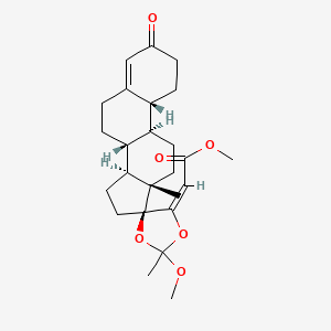 YK-11 (steroidal androgen receptor partial agonist) 2D chemical structure, PubChem CID 119058028 at modern aminos the most trusted supplier of research peptides in the USA